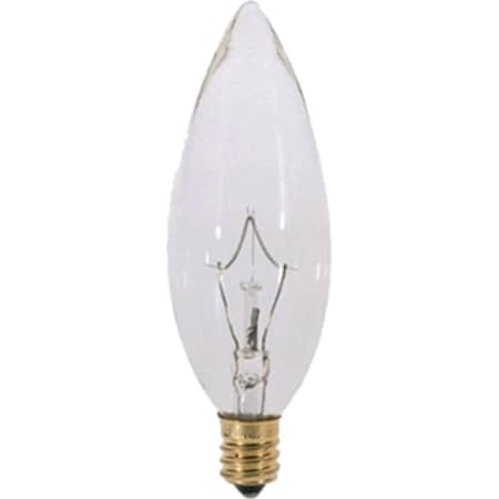 25W Torp Candle Clear, 10PK